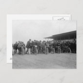 オートバイレース, 1915 ポストカード (正面/裏面)