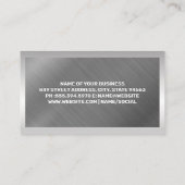 オートバイロゴ | メタリック縁ど名刺 名刺 (裏面)