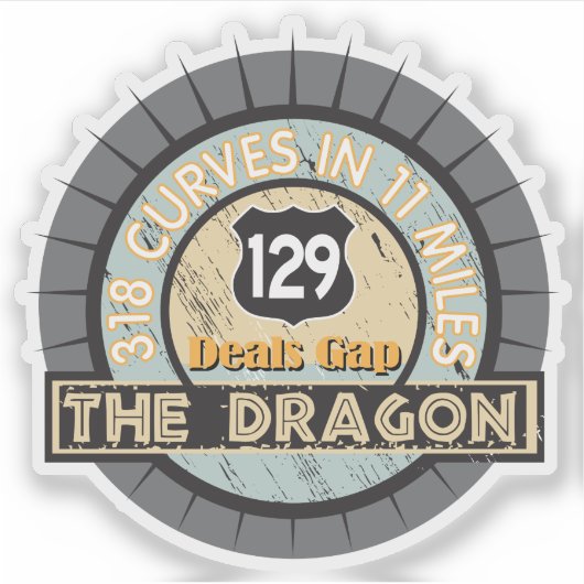 オートバイロードザドラゴンのディールギャップ シール (正面)