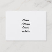 オートバイロードトリップ – バイクもしくは自転車に乗る人トリオ 名刺 (裏面)