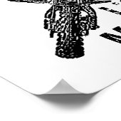 オートバイ中毒者 ポスター (角)