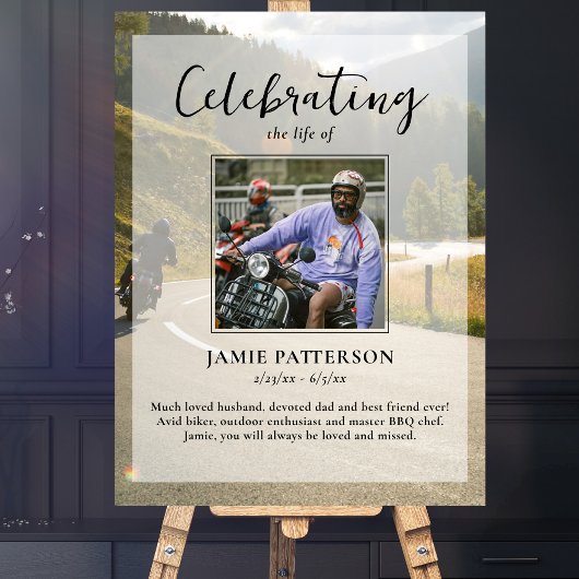 オートバイ乗りの、バイカーのライフスタイルを称える写真 ポスター