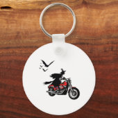 オートバイ乗用ウィッチキーホルダー キーホルダー (正面)