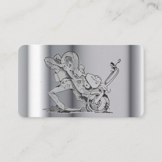 オートバイ修理名刺 名刺 (正面)