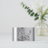 オートバイ修理名刺 名刺 (スタンド正面)