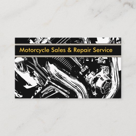 オートバイ名刺 名刺 (正面)