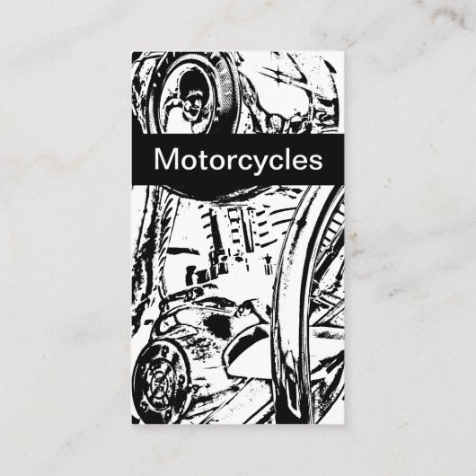 オートバイ名刺 名刺 (裏面)