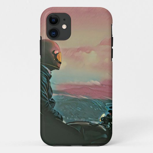 オートバイ向けギフト Case-Mate iPhoneケース (裏面)