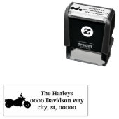 オートバイ差出人住所 セルフインキングスタンプ (インサイチュ)