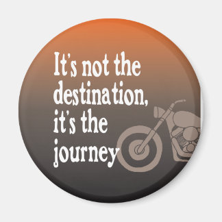 オートバイ引用文ジャーニーNot Destination マグネット