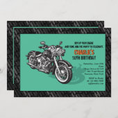 オートバイ招待状 招待状 (正面/裏面)