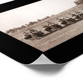 オートバイ救急車写真1917 ポスター (角)