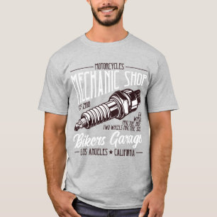 オートバイ整備士ショップ Tシャツ