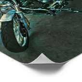 オートバイ最高のスの贈り物 ポスター (角)