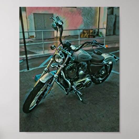 オートバイ最高のスの贈り物 ポスター (正面)