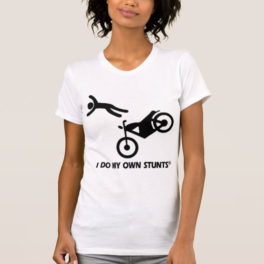 オートバイ私の自身の発育阻害 Tシャツ (正面)