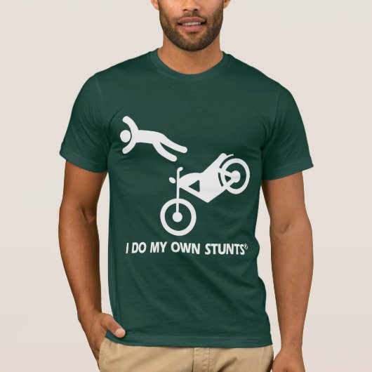 オートバイ私の自身の発育阻害 Tシャツ (正面)