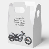オートバイ結婚式の引き出物ボックス フェイバーボックス (オープン)