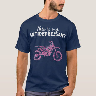 オートバイ自転車の女性自転車 Tシャツ