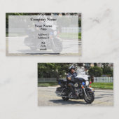 オートバイ警官 名刺 (正面/裏面)