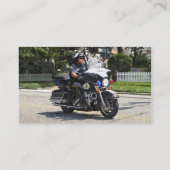 オートバイ警官 名刺 (裏面)