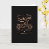 オートバイ01 カード (黄色い花)