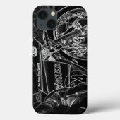 オートバイ1イフコン Case-Mate iPhoneケース (裏面)