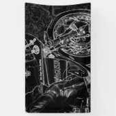 オートバイ1 bnrcnm 横断幕 (縦)