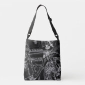 オートバイ1 cbbcnm クロスボディバッグ (裏面)