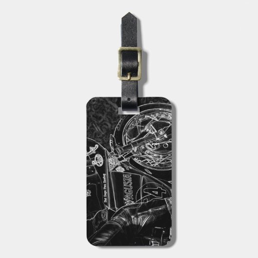 オートバイ1 cd ltcna ラゲッジタグ (正面縦)