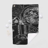 オートバイ1 gtm ゴルフタオル (インサイチュ)