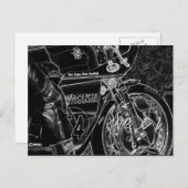 オートバイ1 pccnm ポストカード (正面/裏面)