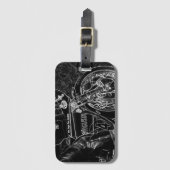 オートバイ1bc ltcnm ラゲッジタグ (正面縦)