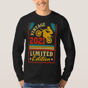 オートバイ1stバースデーボーイズヴィンテージ2021バイクもしくは自転車に乗る人モ tシャツ