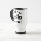 オートバイ2 BFTG （グレー） トラベルマグ (正面左)