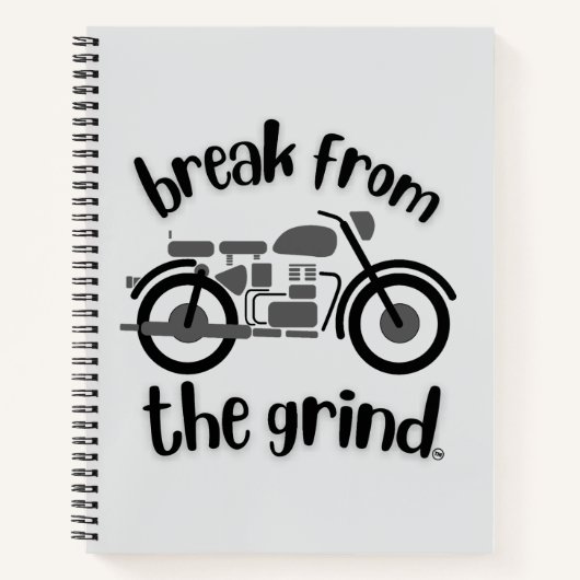 オートバイ2 BFTG （グレー） ノートブック (正面)