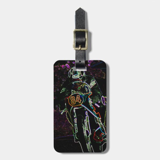 オートバイ2 cd ltcna ラゲッジタグ (正面縦)