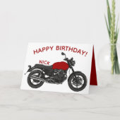 オートバイ カード (正面)