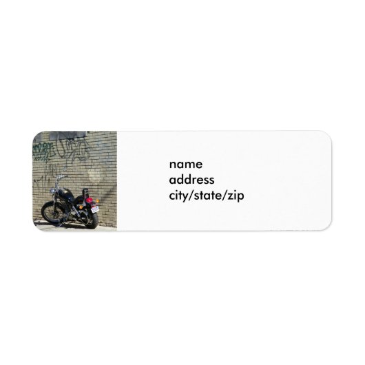 オートバイ/グラフィティラベル ラベル (正面)