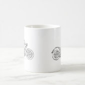 オートバイ コーヒーマグカップ (中央)