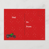 オートバイ シーズンポストカード (裏面)