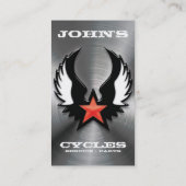 オートバイ、トラック、または自動店の名刺 名刺 (裏面)