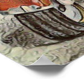 オートバイ🏍️ドッグ🐕 ポスター (角)