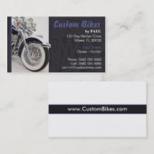 オートバイ-バイクの建築者の名刺 名刺 (正面/裏面)