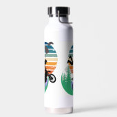 オートバイ、パラシュート、アウトドア ウォーターボトル (左面)