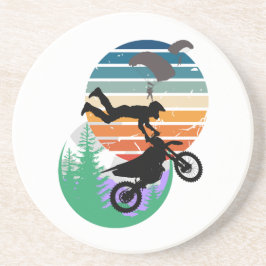 オートバイ、パラシュート、アウトドア コースター