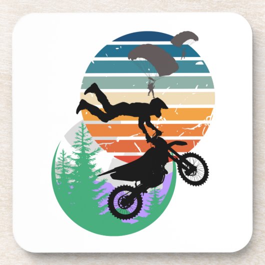 オートバイ、パラシュート、アウトドア コースター (正面)