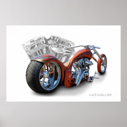 オートバイ ポスター (正面)