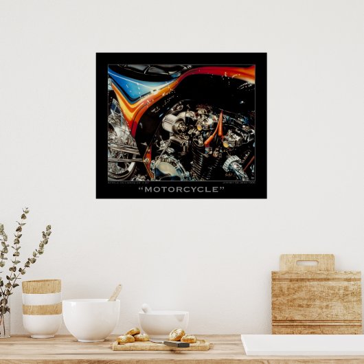オートバイ ポスター (キッチン)