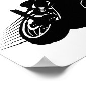 オートバイ ポスター (角)